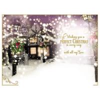 3D Holographic One I Love Me to You Bear Christmas Card Extra Image 1 Preview